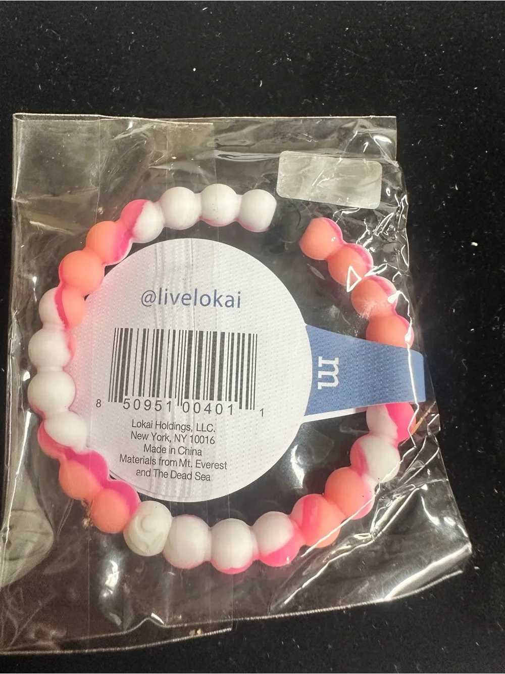 Lokai Kids Bracelet - Pink, Coral, White